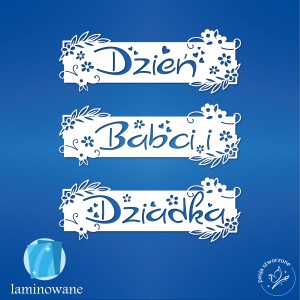 Napis - tablice -  Dzień Babci i Dziadka - 147 cm LAMINOWANE