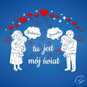 maluchy/Babciu, Dziadku - tu jest mój świat - 240 x 190 cm