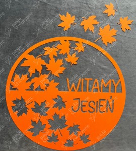 Jesienny wieniec  - rozmiar S/M/L