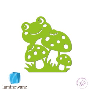 ZWA01 - Żaba - 27 x 30 cm - jasnozielona - LAM