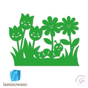 KWA03 - Kompozycja wiosenna 3 - 30 x 40 cm - zielona - LAM