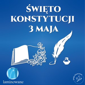 Święto Konstytucji 3 Maja - Księga + pióro - 240 x 200 cm LAM