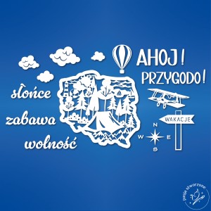 Zakończenie Roku Szkolnego - Ahoj przygodo 210 x 110 cm