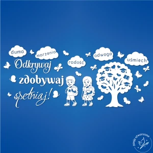 Odkrywaj, zdobywaj, spełniaj! -  390 x 170 cm