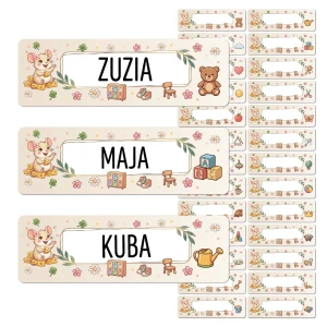 Zestaw 26  sztuk naklejek - grupa Myszki