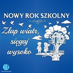 Rozpoczęcie roku - Domek na drzewie - 310 x 210 cm LAM