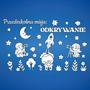 Przedszkolna misja: Odkrywanie - 220 x 130 cm