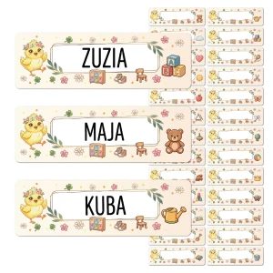 Zestaw 26 sztuk naklejek - grupa Kurczaczki