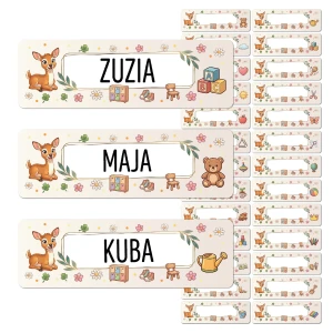 Zestaw 26 sztuk naklejek - grupa Sarenki