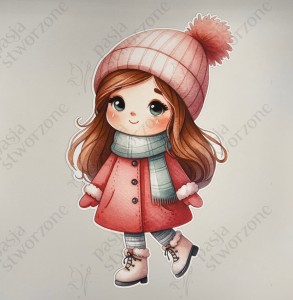 Dziewczynka 1 - 24 x 38 cm - laminowane