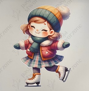 Dziewczynka 2 - 25 x 36 cm - laminowane
