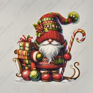Skrzat - świąteczny 3 - 28 x 28 cm - laminowane