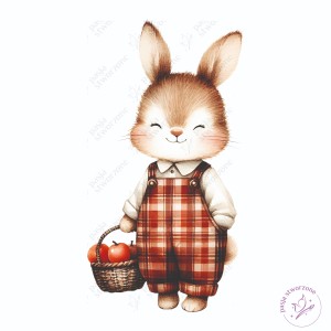 Jesienny królik 11 - 20 x 38 cm - laminowane