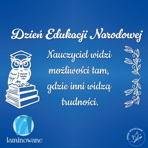 Dzień Edukacji Narodowej - Sowa -  300 x 180 cm - LAMINOWANE