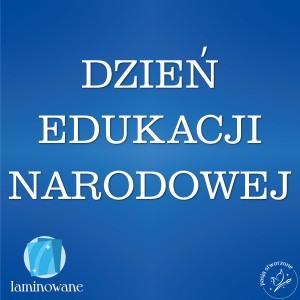 Napis (3) - Dzień Edukacji Narodowej - 13 cm - LAMINOWANE
