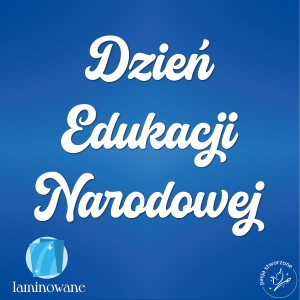 Napis (2) - Dzień Edukacji Narodowej - 140 x 120 - LAMINOWANE