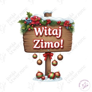 Zimowe - Witaj Zimo! 2 - 28 x 34 cm - laminowane