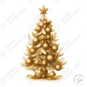 Choinka 4 - 23 x 38 cm - laminowane