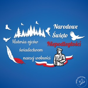 Święto Niepodległości - Historia ojców - Piłsudski 340 x 200 cm