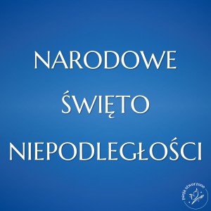 Napis  -  NARODOWE ŚWIĘTO NIEPODLEGŁOŚCI 28 cm
