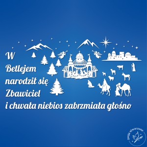 Szopka - W Betlejem 390 x 210 cm