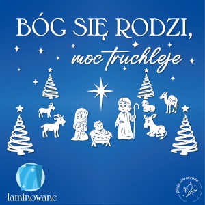 Szopka - Bóg się rodzi 250 x 180 cm LAMINOWANE