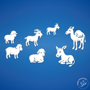 Zwierzęta do szopki - rozmiar XL